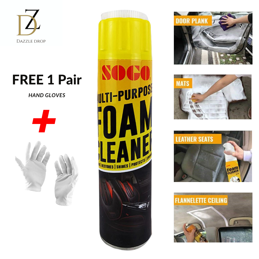 Sogo Multi-Purpose Like Fabric, Carpet, Leather, etc. Foam Cleaner – 650 ml